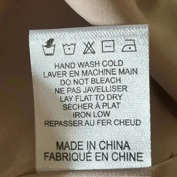 Saltwater Luxe Megan Mini Dress, Champagne with Light Gold Sequins, size Small - Picture 8 of 9